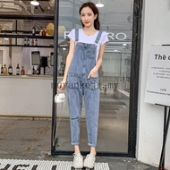 Wholesale Hot selling wholesale Pockets Button Washed Retro classic light blue loose ladies jeans de