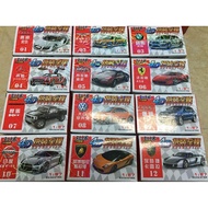 Little Monkey Toy Shop~Brand New 1: 87 Upgraded Version 4D Simulation Assembled Model Car~12 Models 