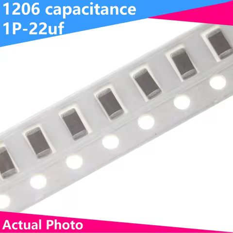 50PCS 1206 SMD capacitor Ceramic capacitor 1uf 4.7uf 22uf 1nf 4.7nf 18nf 22nf 1P 4.7P 18P 22P