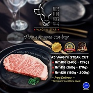 A5 Japanese Wagyu “ well trim “ steak