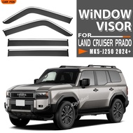 Car Rainshields Wind Rain Guard Shade Window Visors For 1990+ Toyota Lander Cruizer Prado FJ70 FJ90 