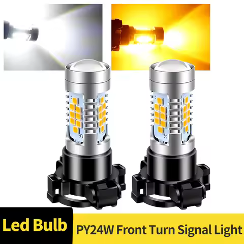 2PCS PY24W LED Front Turn Signal Bulbs For BMW 3/5 Series E90 E91 E92 E93 F10 F07 X3 E83 F25 X5/X5M 