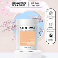 [Kèm Quà] Mặt Nạ Ủ Trắng Ahohwa Tone-up Brightening Cream Mask 500g – Dưỡng Trắng Làm Sáng Da