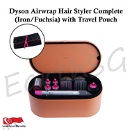 Dyson Airwrap Hair Styler Complete (Iron/Fuchsia) with Travel Pouch