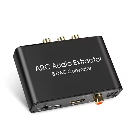 192KHz HDMI DAC Audio Extractor ARC Digital to Analog Audio Converter HDMI SPDIF/Optical Coaxial to 
