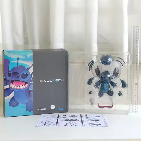 Stitch Lilo & 11CM NEW KAIYODO Revoltech Stitch Test Sample 626 Anime Action Figures Model Custom To
