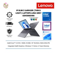 Lenovo IdeaPad Slim 3 16IRH10R 83K5000XMJ 16" WUXGA Laptop Luna Grey ( Core 5 210H, 16GB, 512GB, int