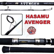 AHKAW - HASAMU Avenger Fishing Rod 6'0 6'6 Feet Long PE 1-3/2-4/3-5 Spinning Rod Casting Rod Jigging