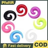 [KICO] 16Pcs/Set Spiral Taper Flesh Tunnel Ear Stretcher Expander Stretching Plug Snail