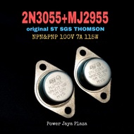 Transistor 2N3055 MJ2955 2N 3055 MJ 2955 original ST bukan sablonan