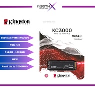Kingston KC3000 M.2 NVMe SSD 512GB / 1024GB PCIe 4.0 Gen4x4 SKC3000S