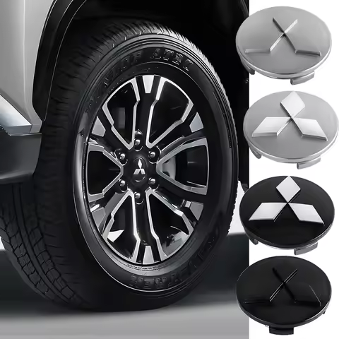 4pcs 60mm Car Hub Cap Wheel Center Emblem Cap For Mitsubishi Asx Outlander Lancer 10 3 L200 Xpander 