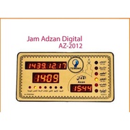 MINI AUTO Mini Automatic Digital Clock Auto Adzan Clock AZ-2012 Wall Clock Gold Table Clock/