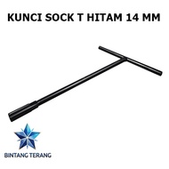 Black 14 mm T-Shock Wrench|14mm Shocket Socket Wrench Black 14mm T-Socket Wrench / T-Socket Wrench N