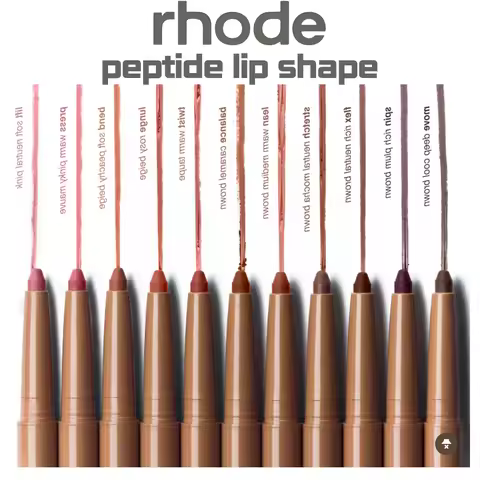 RhodeSkin Peptide Lip Shape Pen Lip Liner Long Lasting Lip Tint Pencil Pen Makeup Lipstick Powder Bl