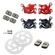 2 Stroke 47cc 49cc Front Rear Disc Brake Caliper Pads For Mini Moto Kids ATV Quad Minimoto Dirt Pock
