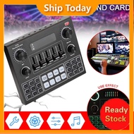 [musb] Multifunctional Live V9 Sound Card and BM800 Suspension Microphone Kit Broadcasting Recording