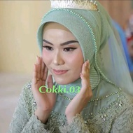 Slayer Akad Murah Veil Atasan pengantin Wanita payet mutiara tunangan hantaran Kerudung ibu Besan Slendang Manten seragaman Baju kondangan pelengkap gaun Pesta dan wisuda hijab gown Kebaya Kado Nikahan jilbab Tunangan bride kekinianTerlaris