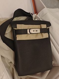 Hermes Hac A dos PM backpack 銀扣 Plomb 8P
