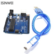 outlet UNO R3 ATMEGA16U2+ATMEGA328P Chip For Arduino UNO R3 Development board + USB CABLE
