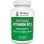 ✅Ready Stock✅Dr. Berg Natural Vitamin B12 1000 mcg with B Complex Blend - Methylcobalamin B12 for En