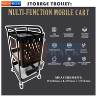 * New Arrival * 3 Tier Metal Trolley/Multifunction Mobile cart/Storage Rack/Kitchen Trolley [100% Steel]