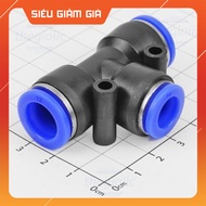 [3 Pieces]- PEG12-10 T-Tube Pneumatic Connector 10mm to 12 - 12mm SmartFix Components