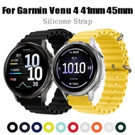Ocean Strap for Garmin Venu 4 41mm Smart Watch Silicone strap for Garmin Venu 4 45mm smart watch Spo