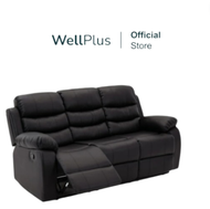 Wellplus รุ่น Crush โซฟา PVC ปรับเอน 3 ที่นั่ง นั่ง/นอนสบาย [ส่งฟรี] recliner