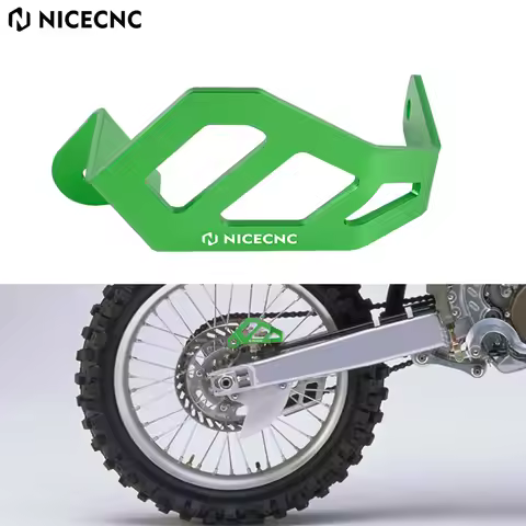 NICECNC For Kawasaki KX125 KX250 KX500 1994-2002 Aluminum Rear Caliper Guard KDX200 KDX200R KLX300R 