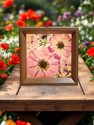 手作押花LED小夜燈 | 文創小夜燈 l 花瓣光影小夜燈