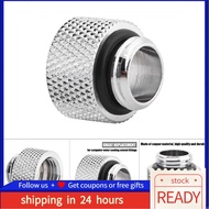 newlanrode 2pcs Screw Seat for Computer Water Cooling G1/4 Male to Female Extender Fitting Adapter 1