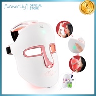 foreverlily 7-Color LED Photon Mask Rechargebale Photon Therapy Facial Skin Rejuvenation Mask for Facial Skin Care Anti Aging