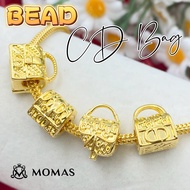 MOMAS BEAD CD BAG 5D -  High End Design Emas 916 Beads Beg 3D  Bead Enamel Emas 916 Beads 916