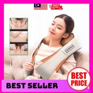 [ MALAYSIA READY STOCK ] U Shape Heating Shiatsu Body Shoulder Neck Massager Urut Leher Tulang Belak