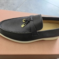 Hff High-Version LP Women's Shoes - Genuine Leather, Soft-Soled Casual Loafers