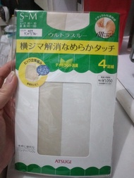 X67:  日本買入 ATSUGI（ 4足組）  絲襪褲 自然半透明淺色  厚木株式會社出品  防靜電 除臭 腳趾加固 柔軟光滑  消除橫條紋（身高145～160cm）得一包（2026 update）