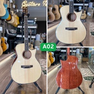 Nologo All solid guitar | กีตาร์โปร่ง ไม้แท้ทั้งตัว เสียงดี อาจมีตำหนิสีบ้างเล็กน้อย ราคาจากโรงงาน