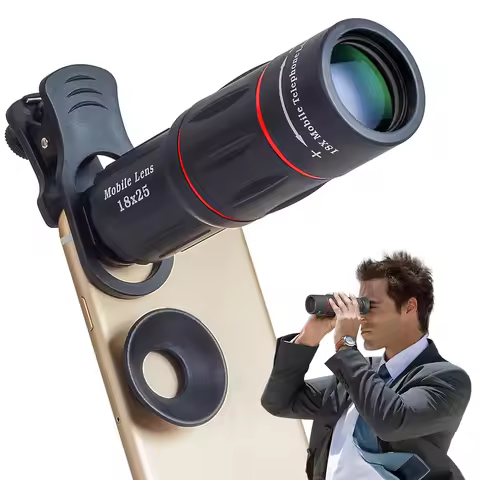 APEXEL 18X Telescope Zoom MobilePhone Lens for iPhone Samsung Smartphones Universal Clip Monocular C