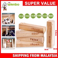 Wenbo Pewangi Semula Jadi Camphor Wood Cedar Moth Deodorant Block for Shoes Clothes Pest Control Nat