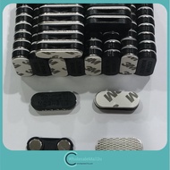 Magnet Nametag kecil (3.3cm x 1.3cm) small magnet for nametag namebadge WHOLESALEMALL2U