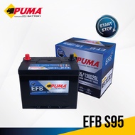 แบตเตอรี่ รถยนต์ PUMA รุ่น 130D26L EFB S95L