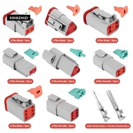 140Pcs Deutsch DT Series Waterproof Wire Connector Kit DT06-2/3/4/6S DT04-2/3/4/6P Automotive Sealed