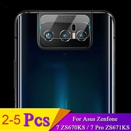 2-5Pcs For Asus Zenfone 7 ZS670KS/7 Pro ZS671KS 8 Flip ZS590KS ZS672KS Zenone 9 10 Rear Camera Lens 