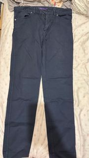 Ralph Lauren 深藍色休閒褲 chino pants purple label