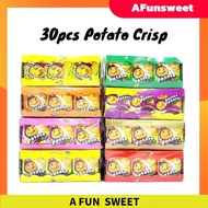 30pcs Win2 Potato Crisp Biskut [Vegetable/BBQ/Tomato/Curry/Sour Cream/Himalayan Salt]