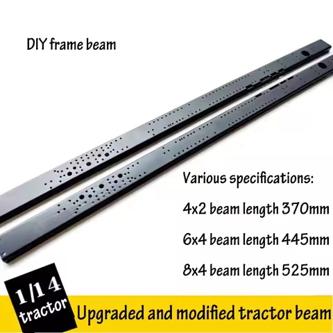 Modified Girder 8x4/6x4For 1/14 Tamiya RC Truck Trailer Scania R470 R620 Benz 770s AROCS DIY Compati