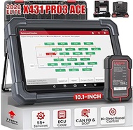 LAUNCH X431 PRO3 ACE Elite Bi-Directional Scan Tool, HD Trucks Scan, OEM Topology Map, Online Coding