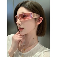 sunglasses men sunglasses women Hair band sunglasses pink personality high cranial top net red y2k t