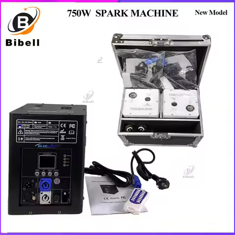 750W 600w Cold Spark Machine Stage Effect Remote Control Wedding Celebration Lighting Fountain Ti Po